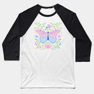 Beautiful pastel butterfly Baseball T-Shirt